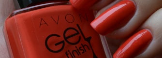 Avon Gel Finish Nail Enamel Orange Crush
