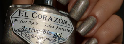 El Corazon Active Bio-Gel Color gel polish # 423/39 Prizma и стемпинг