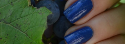 Kiko Sun Pearl nail lacquer # 429 Blue Spot и стемпинг Born Pretty Store