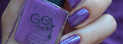Avon Gel Finish Nail Enamel Purplicious