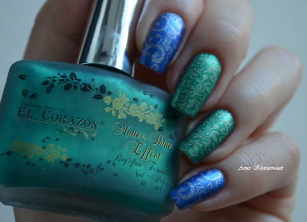 El Corazon Matte & Shine Effect Nail Polish m&s161 и m&s163