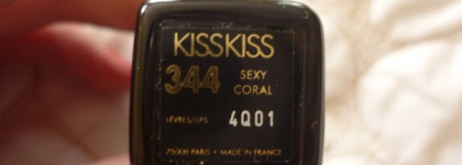 Guerlain Kiss Kiss Lipstick Le Rouge Creme Galbant Shaping Cream Lip Color #344 Sexy Coral