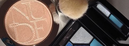 Частичка лета от Dior. Шиммер Diorskin Nude Tan Transat Edition golden Shimmer Powder и палетка 5 Coleurs Transat Edition Couture Colour Eyeshadow Palette №344 Atlantique