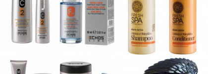 Помощники в уходе за волосами от Echosline, Natura Siberica  и Tangle Angel + одна домашняя маска