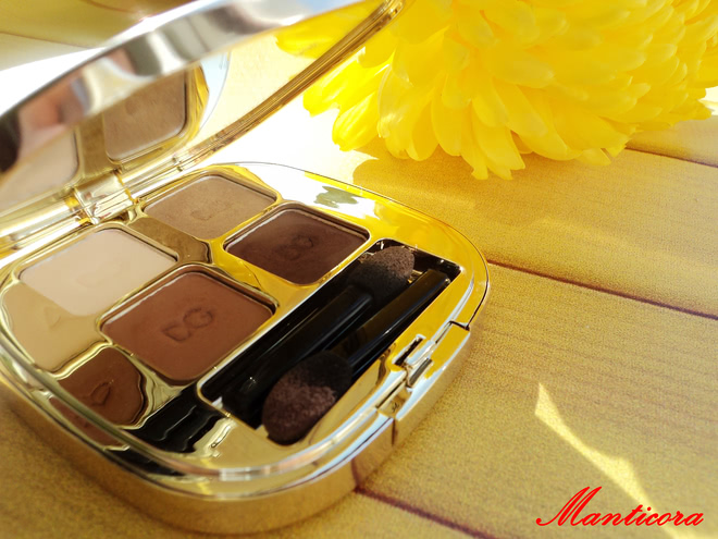 Теплая осень с Dolce&Gabbana Smooth Eye Colour Quad #123 Desert