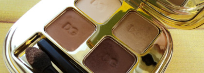 Теплая осень с Dolce&Gabbana Smooth Eye Colour Quad #123 Desert