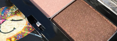 Тени Shu Uemura #126 A (light pink), #883 medium brown. Помощники в "офисном" макияже