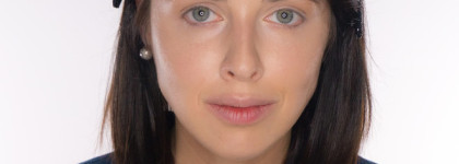 Простой макияж со сложной помадой