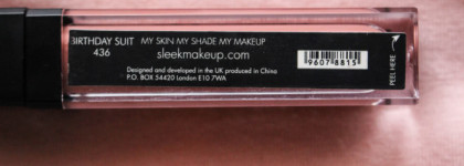 Sleek Matte Me Ultra Smooth Matte Lip Cream # Birthday Suit