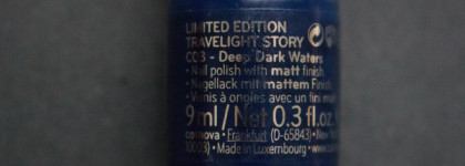 Catrice Travelight Story (Limited Edition). Nail Polish C03 Deep Dark Waters