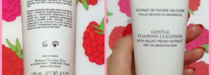 Нежная очищающая пенка с экстрактом бархатного пиона для сухой или чувствительной кожи Dior Mousse Tendre Nettoyante Gentle Foaming Cleanser With Velvet Peony Extract