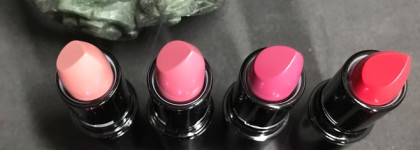 Помады MAC из новой серии Love Me Lipstick в оттенках Laissez-Fire, Hey, Frenchie, Mon Coeur, Give Me Fever