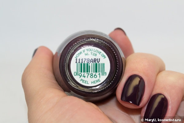 Еще одна слива в моем лакодомике: Honk if you love OPI