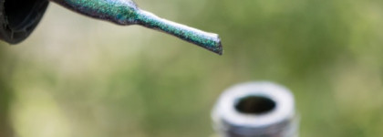 Матовый мох на ногтях: Anna Gorelova by Dance Legend #14 Леший