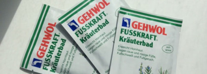 На помощь уставшим ножкам придет Gehwol fusskraft Krauterbad или травяная ванна для ног