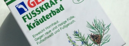 На помощь уставшим ножкам придет Gehwol fusskraft Krauterbad или травяная ванна для ног