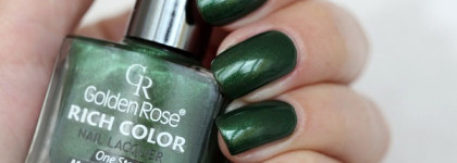 Собрались в лес? Не забудьте про зеленый лак! Golden Rose Rich Color Nail Lacquer №110