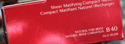 Shiseido Sheer Matifying Compact (Refill) Long-Lasting, Oil-free Foundation SPF 10 в оттенке B40 Natural Fair Beige