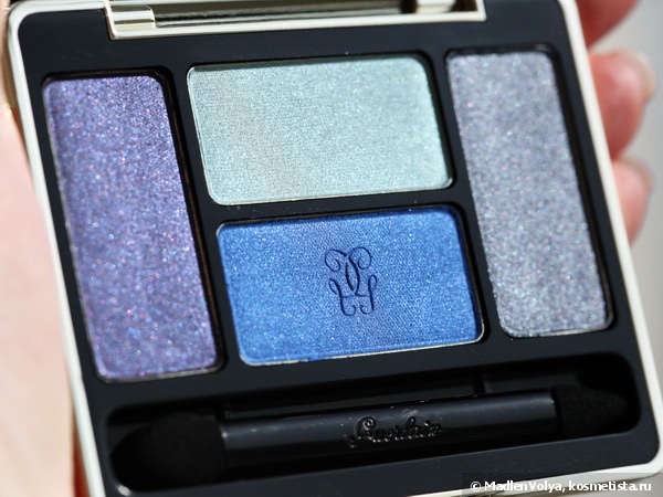 Осенний блюз от Guerlain. Guerlain Guerlain Ecrin 4 Couleurs Long-Lasting Eyeshadows 02 Les Bleus