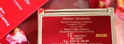 Clarins Ombre Minerale Wet & Dry Mineral Eyeshadow Smoothing And Long-Lasting 12 aubergine