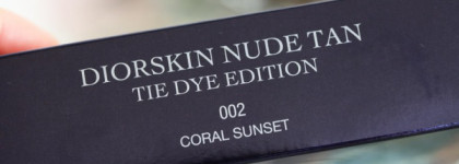Dior Diorskin Nude Tan Tie Dye Edition Blush Harmony With Kabuki Brush #002 Coral Sunset