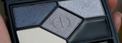 Dior 5 Couleurs Designer All-In-One Professional Eye Palette Base, 3 Fards & Liner #208 Navy Design