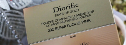 Dior Diorific State Of Gold Illuminating Pressed Powder #002 Sumptuous Pink