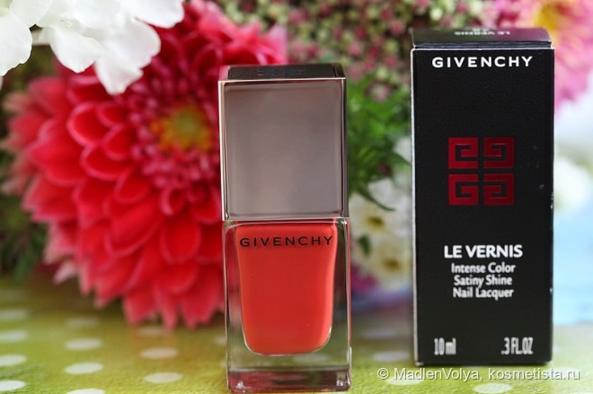 Givenchy Le Vernis Intense Color Satiny Shine Nail Lacquer #28 Rouge Acajou