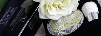 Dior Diorskin Nude Air Glowing Gardens Illuminating Powder With Kabuki Brush #001 Glowing Pink