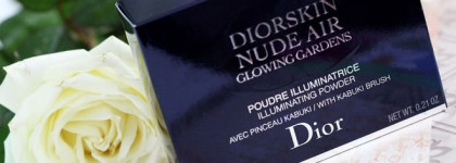 Dior Diorskin Nude Air Glowing Gardens Illuminating Powder With Kabuki Brush #001 Glowing Pink
