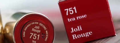 Clarins Joli Rouge Moisturizing Long-Wearing Lipstick #751 Tea Rose и мой осенний образ