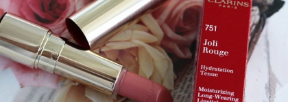 Clarins Joli Rouge Moisturizing Long-Wearing Lipstick #751 Tea Rose и мой осенний образ