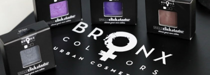 Bronx Colors Urban Cosmetics Single Click Shadow Amethyst, Toffee Brown, Blue Lavender, Battleship Grey + Single Click Shadow Body