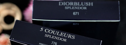 Немного Рождества с Диор. Dior 5 Couleurs Splendor Couture Colours Eyeshadow Palette #776 Precious Embroidery, Diorblush Splendor #671