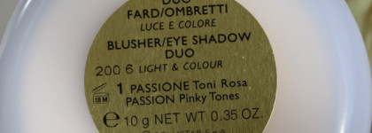 Collistar Parlami D`amore Blusher/Eye Shadow Duo #1 Passion Pinky Tones