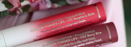 Catrice ProvoCatrice Cushion Powder Lips #C01 Raspberry Belle, #C02 Berry Bow. Часть 4