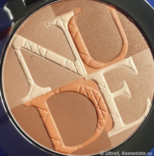 Пудра Dior Nude Shimmer Instant Illuminating Powder With Kabuki Brush # 002 Ambre
