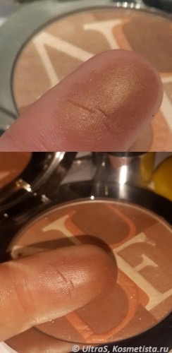 Пудра Dior Nude Shimmer Instant Illuminating Powder With Kabuki Brush # 002 Ambre