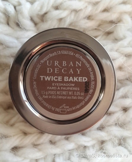 Тени Urban Decay Eyeshadow #Twice baked; #Loaded
