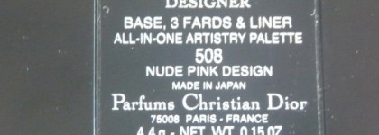Dior 5 Couleurs Designer All-in-one Artistry Palette – Пятицветные тени для век «Архитектура взгляда» #508 Nude Pink Design