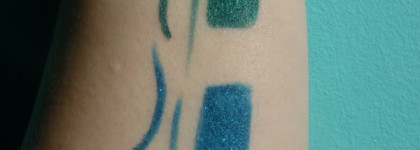 Встречаем весну красиво и бюджетно вместе с карандашами для глаз Essence Gel Eye Pencil waterproof #03 Urban Jungl и #04 Blue Lagoon