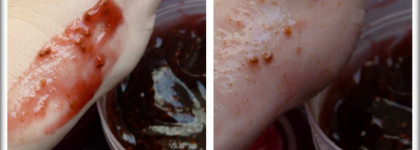 Мои осенние антидепрессанты от The Body Shop - малиновые скраб и баттер для тела