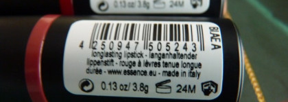 Всегда ли то, что дёшево - плохо? Помады Essence Longlasting Lipstick в оттенках #16 I am yours, #18 matt wanted
