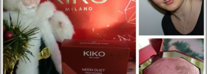Блестящее открытие уходящего года - итальянская косметика Kiko Milano. Запеченные румяна c эффектом сияния Kiko Moon Dust Face Powder #01 Mysterious Pink