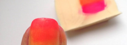 Сочный градиент с Bell Fashion colour №803 + Sally Hansen Hard as Nails Xtreme Wear №150 "Sun kissed" + Dance Legend №559