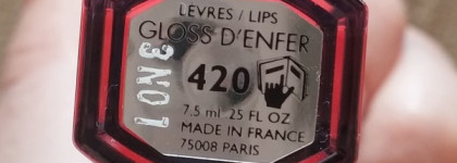 Знакомство с "люксом" - Guerlain Gloss d’Enfer Maxi Shine Intense Colour & Shine Bare Lip Sensation – Блеск для губ с эффектом сияния Герлен в оттенке 420 Rouge Shebam