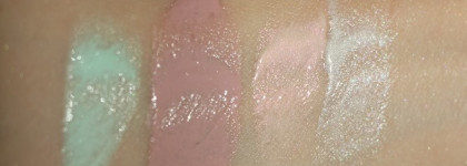 3+1. Сравниваем. Смешиваем. Clarins SOS Primer. Universal Light 00. Rose 01. Green 04. Lavender 05