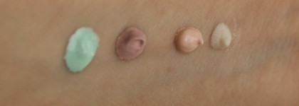 3+1. Сравниваем. Смешиваем. Clarins SOS Primer. Universal Light 00. Rose 01. Green 04. Lavender 05