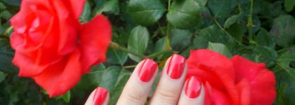 Lumene gloss&care nail polish 16 Blooming: лето в разгаре
