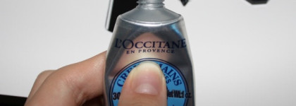 Два уходовых отличника от L'occitane: Moisturizing Shea Butter Lip Balm и Shea Butter Hand Cream